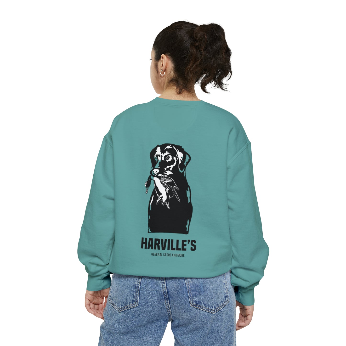 Labrador Duck Dog Unisex Garment-Dyed Sweatshirt